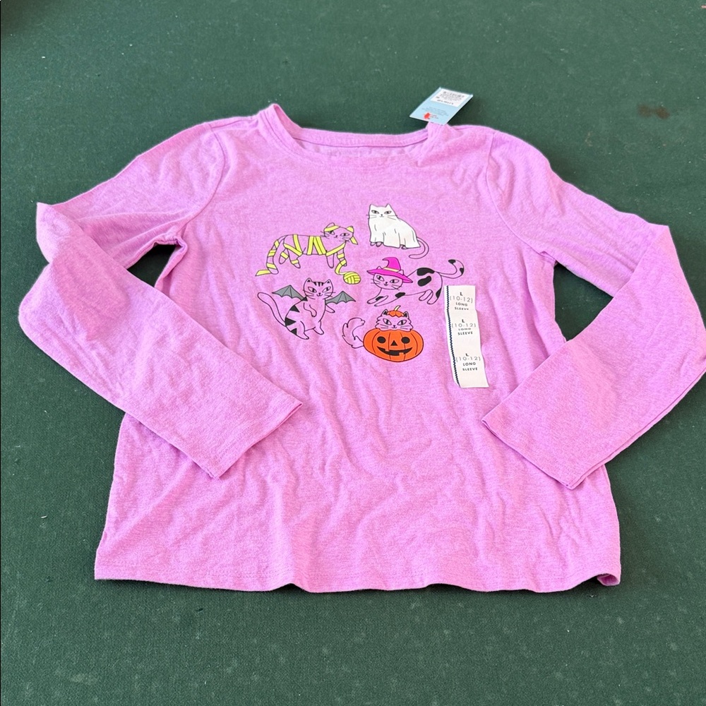 Kids Halloween Graphic Long Sleeve Tee.   CAJA   #. 1‎ A